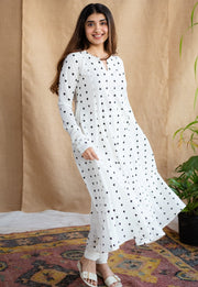 Tashi Off-White Anarkali Set