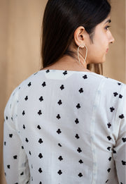 Tashi Off-White Anarkali Set