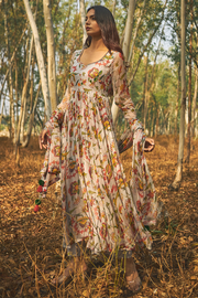 ✨ ঋতুরাজ শিফন আনারকলি সেট