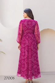 Signature Berry Tara Dress (Bandhani Edition)