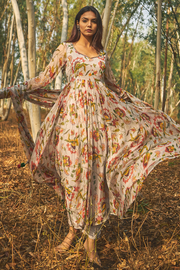 ✨ ঋতুরাজ শিফন আনারকলি সেট