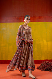 মেহের বোহো এলিগেন্স আনারকলি সেট (Meher Boho Elegance Anarkali Set)