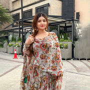 ✨ ঋতুরাজ শিফন আনারকলি সেট