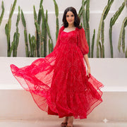 Signature Sienna-শিফন ফ্লোয়ি ম্যাক্সি ড্রেস